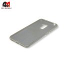 Чехол для Xiaomi Pocophone F1 силиконовый с блестками, серебристого цвета