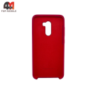 Чехол для Xiaomi Pocophone F1 Silicone Case, малинового цвета