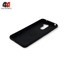 Чехол для Xiaomi Pocophone F1 силиконовый, тканевый, коричневого цвета