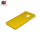 Чехол для Xiaomi Redmi Note 9S/Note 9 Pro/Note 9 Pro Max силиконовый, матовый, желтого цвета