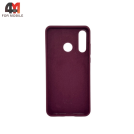 Чехол для Huawei P30 Lite/Nova 4E/Honor 20S Silicone Case, цвет марсала