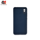 Чехол для Xiaomi Redmi 9A Silicone Case, темно-синего цвета