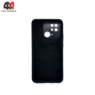 Чехол для Xiaomi Poco C40/Redmi 10C Silicone Case, черного цвета