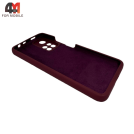 Чехол для Xiaomi Redmi Note 11 Pro Plus Silicone Case, цвет марсала