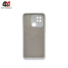Чехол для Xiaomi Poco C40/Redmi 10C Silicone Case, белого цвета