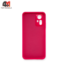 Чехол для Xiaomi Redmi Note 12S 4G Silicone Case, ярко-розового цвета