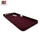 Чехол для Xiaomi Poco F5 5G/Redmi Note 12 Turbo Silicone Case, цвет марсала