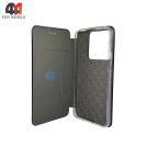 Чехол-книга для Xiaomi Poco X6 5G/Redmi Note 13 Pro 5G бок ракушка, бордового цвета
