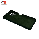 Чехол для Samsung A22 4G/M22/M32 Silicone Case, темно-зеленого цвета