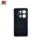 Чехол для Xiaomi Poco M6 Pro 4G/Redmi Note 13 Pro 4G Silicone Case, черного цвета
