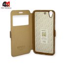 Чехол-книга для Huawei Y6 II/ Y6 2016  золотого цвета, Experts