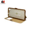 Чехол-книга для Huawei Y6 II/ Y6 2016  золотого цвета, Experts