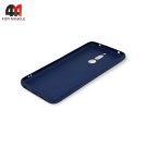 Чехол для Xiaomi Redmi 8 силиконовый, матовый, синего цвета