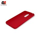 Чехол для Xiaomi Redmi 8 силиконовый, ребристый, красного цвета, Cherry