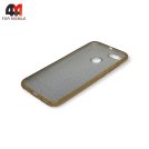 Чехол для Xiaomi Mi A1/Mi 5X силиконовый с блестками, золотого цвета