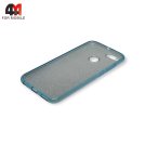 Чехол для Xiaomi Mi A1/Mi 5X силиконовый с блестками, голубого цвета
