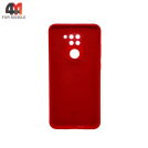 Чехол для Xiaomi Redmi Note 9/Redmi 10X Silicone Case, красного цвета
