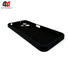 Чехол для Xiaomi Redmi 12 4G Silicone Case, черного цвета