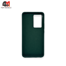 Чехол для Xiaomi Poco F5 Pro 5G/Redmi K60/K60 Pro Silicone Case, темно-зеленого цвета