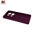 Чехол для Xiaomi Redmi Note 14S Silicone Case, цвет марсала