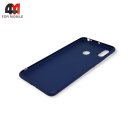 Чехол для Xiaomi Mi Max 3 силиконовый, матовый, синего цвета