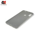 Чехол для Xiaomi Mi Max 3 силиконовый с блестками, серебристого цвета