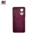 Чехол для Honor X7 Silicone Case, цвет марсала