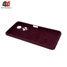 Чехол для Honor X7 Silicone Case, цвет марсала