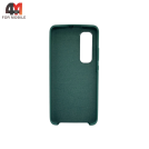 Чехол для Xiaomi Mi Note 10 Lite Silicone Case, темно-зеленого цвета
