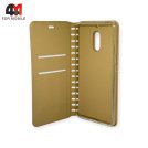 Чехол-книга для Nokia 6 2017 золотого цвета, New Case