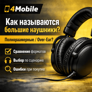 Как называются большие наушники