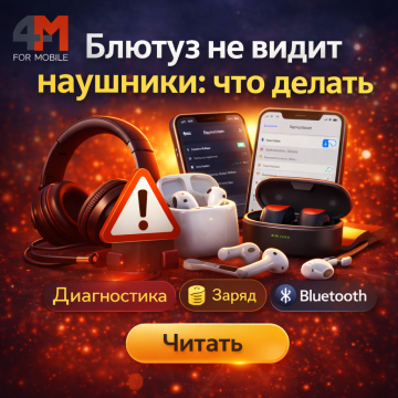 Блютуз не видит наушники