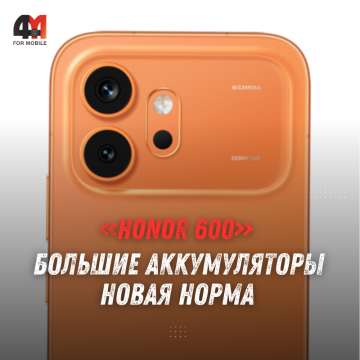 Honor 600 вышел глобально с батареей до 7000 мАч — и это уже не исключение на рынке