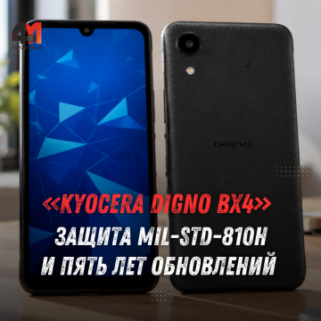 Kyocera DIGNO BX4: характеристики, защита и 5 лет обновлений