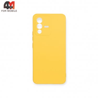Чехол для телефона Vivo V20 Silicone Case, желтый