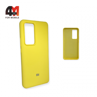 Чехол Xiaomi Mi 12T/Mi 12T Pro Silicone Case, желтого цвета