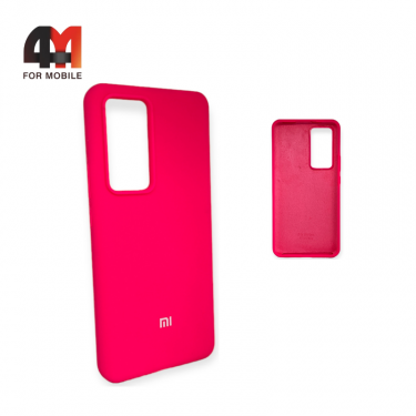 Чехол Xiaomi Mi 12T/Mi 12T Pro Silicone Case, ярко-розового цвета