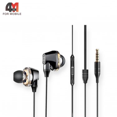 Baseus Вакуумные наушники H10, 3.5 mm, черный