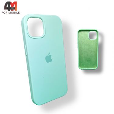 Чехол Iphone 12 Mini Silicone Case Copy, 68 цвет зеленый чай