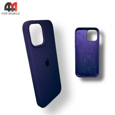 Чехол Iphone 12 Pro Max Silicone Case, 75 пурпурного цвета