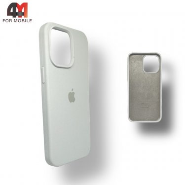 Чехол Iphone 14 Plus Silicone Case, 9 белого цвета