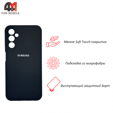 Чехол для Samsung A24 4G Silicone Case, черного цвета