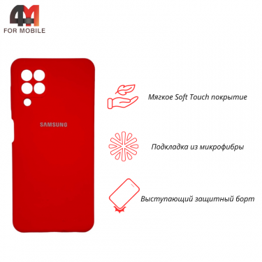 Чехол для Samsung A22 4G/M22/M32 Silicone Case, красного цвета