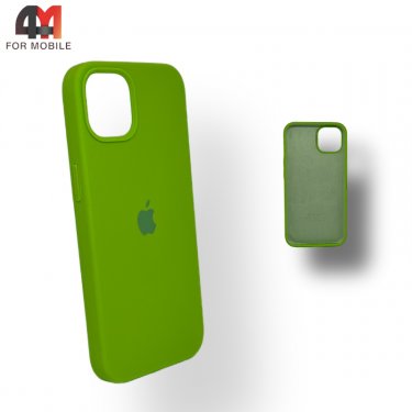 Чехол Iphone 12 Mini Silicone Case, 31 салатового цвета