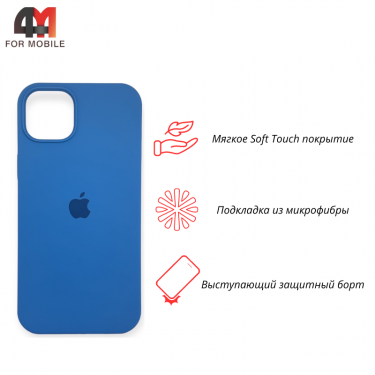 Чехол Iphone 12 Mini Silicone Case, 3 синий