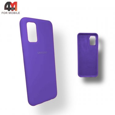 Чехол для Samsung A02s/M02s Silicone Case, фиолетового цвета