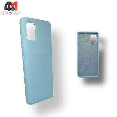 Чехол для Samsung A51 Silicone Case, ментолового цвета