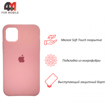 Чехол Iphone 11 Silicone Case, 12 персиковый