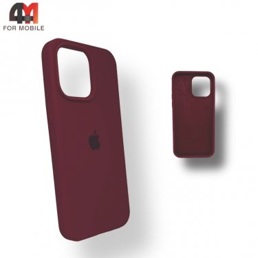 Чехол Iphone 12 Pro Max Silicone Case, 25 цвет марсала