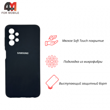 Чехол Samsung A13 4G Silicone Case, черного цвета